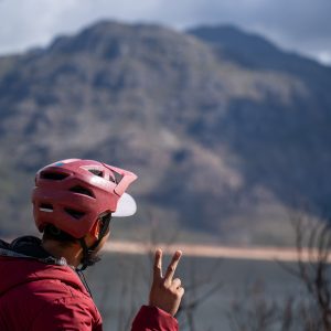 Alpine views on Bicycle