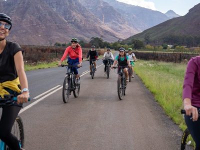 e-bike franschhoek countryside