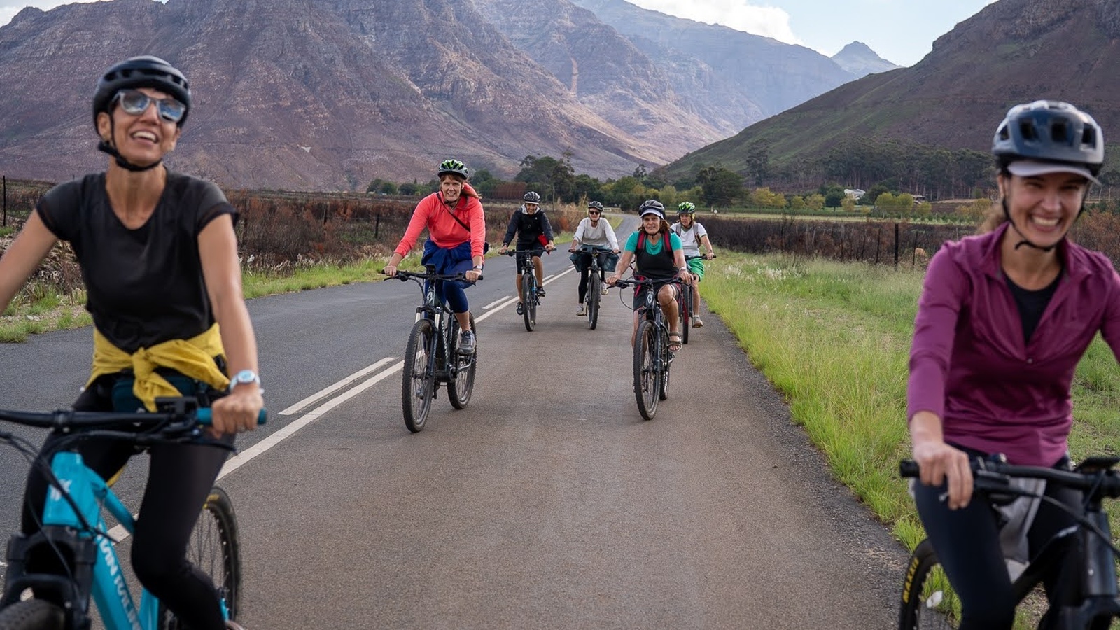 e-bike franschhoek countryside